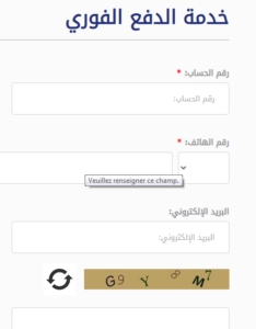 استعلام فاتورة كهرباء عجمان